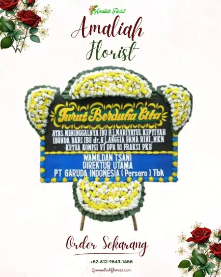 Papan Bunga Duka Sukoharjo